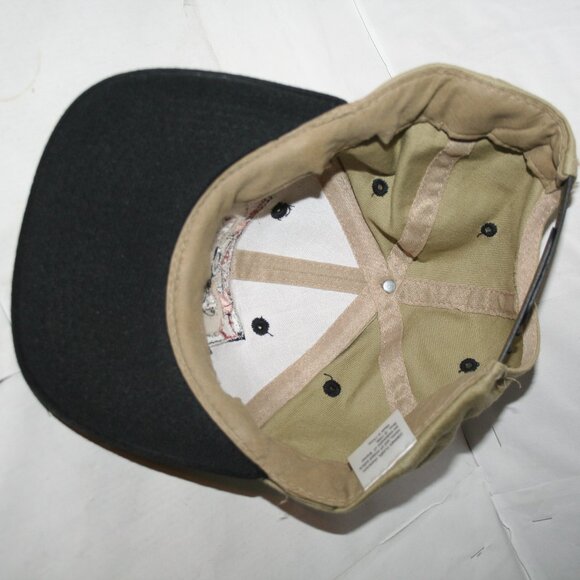 Tasmanian devil - Wild One - snap back hat - black and tan - Vintage Rare - 1996 - Picture 9 of 9